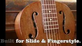 Steel Body Parlor Resonator Guitar - Mattsen Guitars