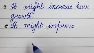 Health Benefits Of Cinnamon Tea in Cursive Writing | How to write cursive handwriting | #handwriting