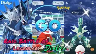 [Pokemon GO!] Legendary Shiny Dialga Raid #pokemongo #lengendarydialga #shinydialga