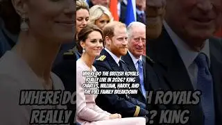 Where Do the British Royals Really Live in 2026 #kingcharles #kate #princewilliam #princeharry #anne