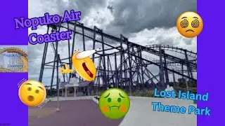 Nopuko Air Coaster POV - Lost Island Theme Park - 2025