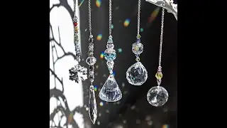 Crystal Sun Catcher Chandelier Suncatchers Prisms Glass Rainbow Maker Chakra Hanging Suncatcher