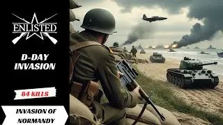 Enlisted PS5 Gameplay No Commentary | D-Day Invasion - Invasion of Normandy [4k 60fps]