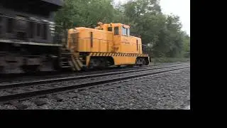 U.S. Navy Locomotive in Tow