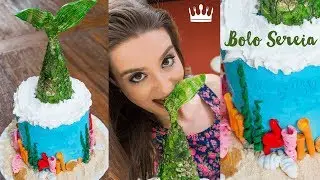 BOLO CAUDA DE SEREIA no fundo do mar! *-* | Cozinha do Bom Gosto | Gabi Rossi