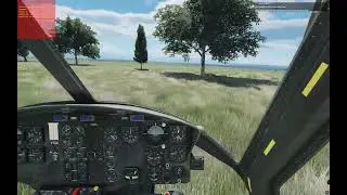 DCS: UH-1H huey maneuvers to defeat missile and kill Ka-50