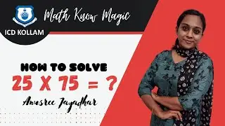 ANUSREE || MATH KNOW MAGIC || ICD KOLLAM