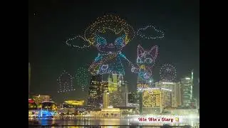 🌟 Pop Mart Drone Show at Marina Bay Sands SG 🇸🇬 