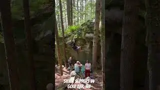 Silver Slippers V4, Gold Bar Washington Bouldering #climbing #bouldering