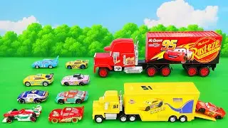 Disney Pixar Cars Unboxing Review | Lightning McQueen, Mack, Doc Hudson, Chick Hicks, Snot Rod