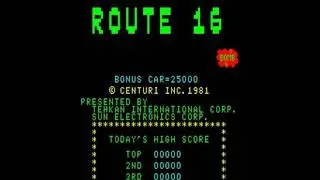 Route 16 (Tehkan 1981)  Attract Mode 60fps