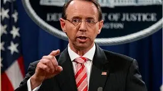 Rod Rosenstein says it&rsquo;s &lsquo;completely bizarre&rsquo; to say William Barr is &lsquo;trying to mislead people&rsquo; o...