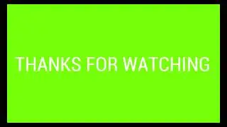 VIDEO END  SCREEN  ANIMATION PROP GREEN SCREEN | Crazy Green Screen Prop Ideas for Your Next Video!
