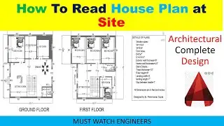 Architectural Design Read in AutoCAD.(COMPLETE TUTORIAL)