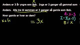 Likning tekst til matte 7