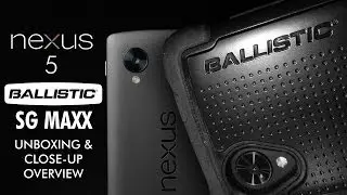 Nexus 5 Ballistic SG MAXX phone case unboxing and detailed look - also called TOUGH JACKET MAXX