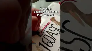 Redesign Louisiana's License Plate with me!