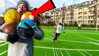 RUNDLAUF FU&szlig;BALL CHALLENGE MIT EXTREMEN B&Auml;LLEN!