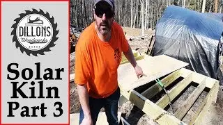 Solar Kiln Build Part 3 - Little Kids, Little Wall, and Sub Floor