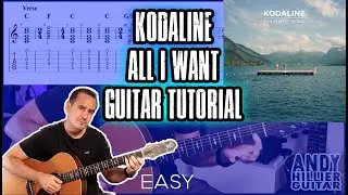 Kodaline - All I Want Guitar Tutorial Lesson (EASY)