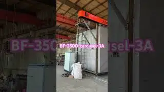 BF-3500-Carrousel-3A rotational molding machine from Benfan factory