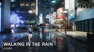 🎧 Walking in the Rain ASMR | Neverness to Everness Cinematic Gameplay