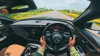 Mercedes Benz E Class E220D POV Drive Review | A Luxury Liner on 4 Wheels