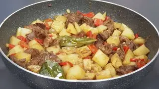 Mëlçi pule me hudhra dhe patate nga zonja Vjollca