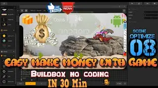 how to make your Own Android PC game Buildbox 08 Optimize Scene