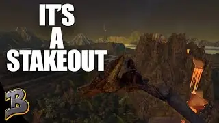 Stakeout Raid Defense! Ark Survival Evolved PvP -The Volcano- Ep 8