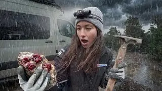 Van Life during STORM leads to a MASSIVE FIND!