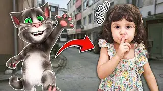 CARTOON CAT EVİME GELDİ MİLA HAKAN !! ŞEKERLERİ KİM KA&Ccedil;IRDI !!
