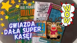 Zdrapki Lotto👉ZDRAPMAS 5🤶🏻W KOŃCU KALENDARZ ZASKOCZYŁ🥰SUPER TRAF POD GWIAZDĄ🌟