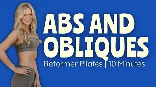 10 Min Abs + Obliques Burn &ndash; ADVANCED Reformer Pilates (Any Home Machine)