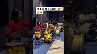 Wow this is too sync!!😍🔥🔥🔥 #drums #drummer #music #viralvideos #explore #shorts