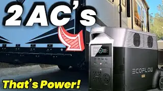 ТЕСТИРОВАНИЕ блока кондиционирования воздуха ECO FLOW Delta Pro WOW 2 для автодома!!
