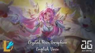 LoL Wild Rift - Crystal Rose Seraphine - English Voice and Interactions