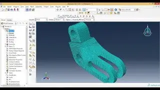 Abaqus Tutorial Videos - Meshing 3D Solid Complex Part in Abaqus