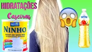 TRATAMENTOS caseiros BIZARROS que FUNCIONAM- CABELO ENORME E SEM FRIZZ e MAIS!