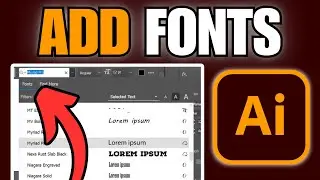 How To Add Custom Fonts in Adobe Illustrator