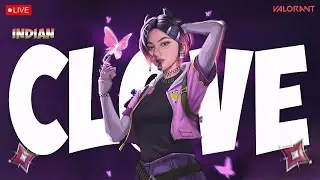 🔴 Clove or Chamber main? 🤨 || Facecam kal || Girl Gamer Valorant Live