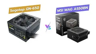 Segotep GN-650 против блока питания MSI MAG A550BN: 650 Вт Gold против 550 Вт Bronze ⚡💡