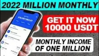 2022 New project, easy income up to 1M USDT, Up to 10k reward and free 10 USDT upon registration