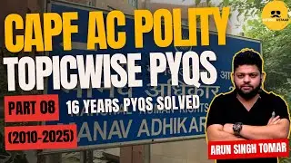 CAPF AC Polity PYQs | Constitutional and Non Constitutional Bodies | Defence Ustaad