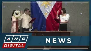 WATCH: Francis Escudero takes oath as Senate President of the 20th Congress | ANC