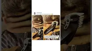 Ele bugou o barbeiro 😅💈