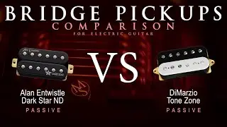 Alan Entwistle DARK STAR ND vs DiMarzio TONE ZONE - Bridge Guitar Pickup Comparison Tone Demo