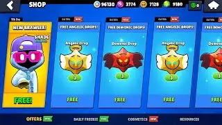 UPDATE FREE GIFTS!! 🔥ANGELIC STARR!! 🔥DEMONIC STARR!! 😨😱BRAWL STARS UPDATE REWARDS!!