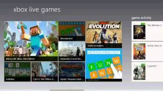Xbox Live Dashboard for Windows 8 Preview