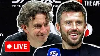 🔴 LIVE | Michael Carrick and Thomas Frank post-match press conference | Man Utd 2-0 Tottenham